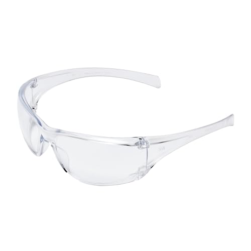 3M VAPCC Virtua AP Schutzbrille für leichte Reparaturarbeiten, gegen Splitter, Antikratzbeschichtung, 99.9% UV-Schutz, Klare Polycarbonatscheiben von 3M