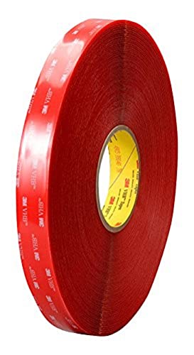 3M VHB 4905 Hochleistungs-Klebeband, 12 mm x 33 m, Transparent, Schutzabdeckung: Papier (6-er Pack) von 3M VHB