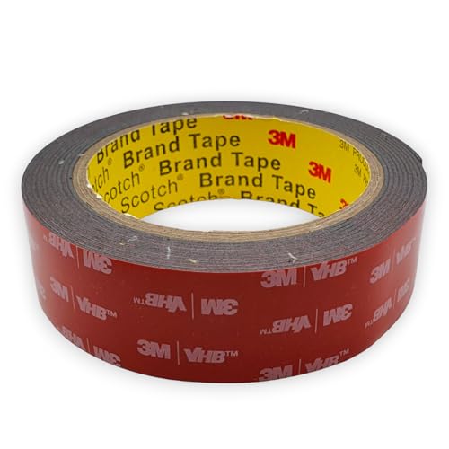 3M doppelseitiges Klebeband Klebeband VHB 5952 extra stark schwarz (30mm x 3 Meter) von 3M