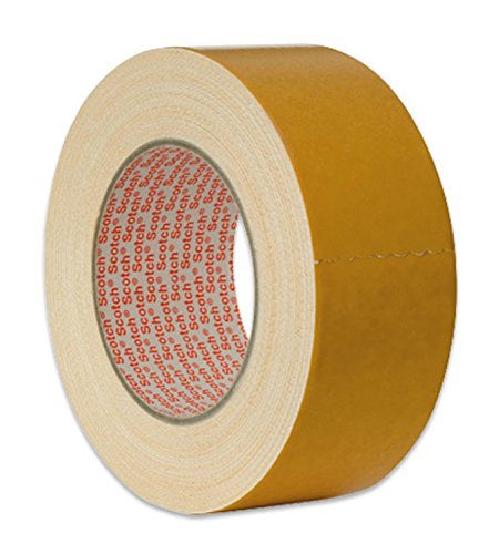 3M doppelseitiges Klebeband mit Gewebeträger, 9525, 25 mm x 25 m, 0,28 mm, Beige (9-er Pack) von 3M