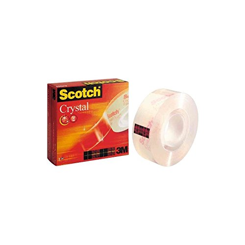 Crystal Klebeband 600, 19mm breit, 10m lang, alterungsbeständig, transparent Crystal Klebeband 600, 19mm breit, 10m lang, alterungsbeständig, transparent von 3M