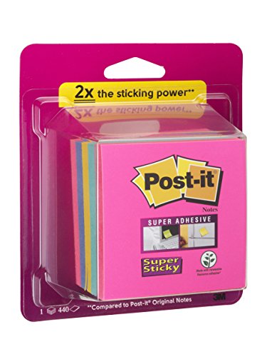 Post-it SuperSticky 2028-SS-RBWC Haftnotizen 440 Blatt sortiert Post-it SuperSticky 2028-SS-RBWC Haftnotizen 440 Blatt sortiert von 3M