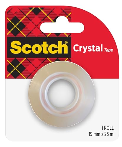 Scotch 6-1925R1 Klebeband, 19 mm x 25 m, kristallklar von Scotch