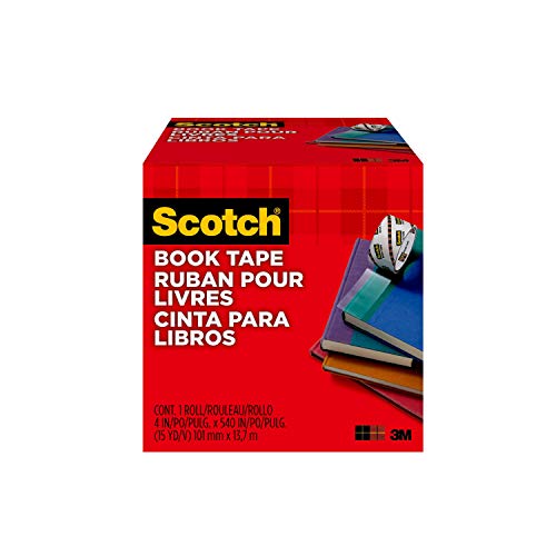 Scotch Buch Klebeband 845 4 Inches x 15 Yards farblos von 3M