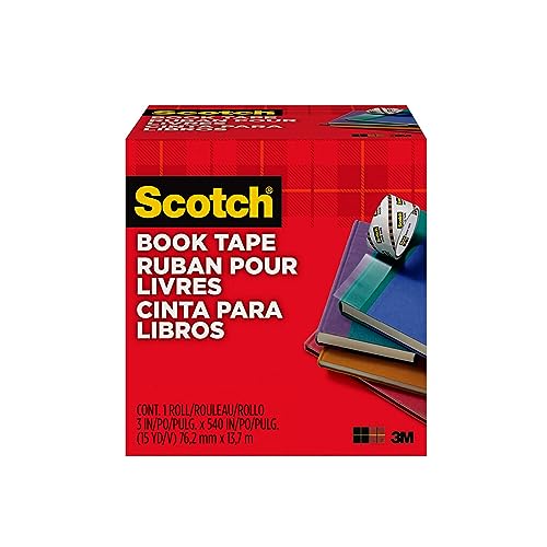 Scotch FF084574 Buchreparatur-Klebeband (76,2 mm x 13,7 m) transparent von Scotch