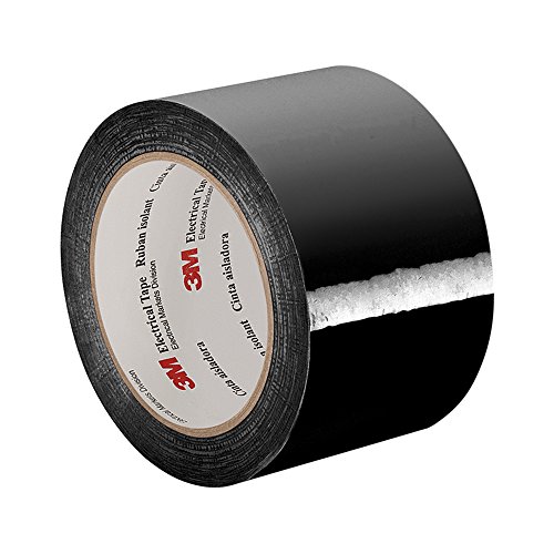 TapeCase 1318-1 7,1 cm x 2,9 m schwarze Polyesterfolie 3M Elektrisches Klebeband 1318-1, 266 Grad F Leistungstemperatur, 0,00 cm Dicke, 2,2 m Länge: 7,1 cm von 3M