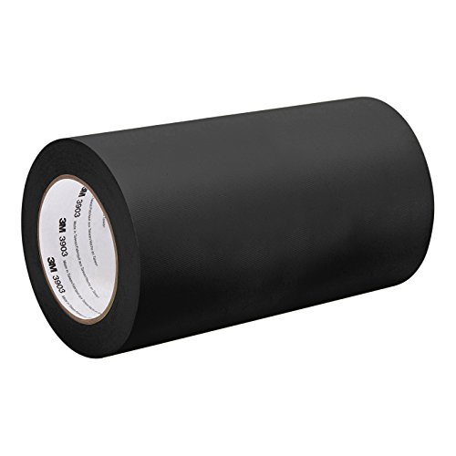 TapeCase 24-50-3903 schwarzes Vinyl/Gummi-Klebeband, umgewandelt von 3M Duct Tape 3903, 12.6 psi Zugfestigkeit, 50 yd. Länge: 61 cm von 3M