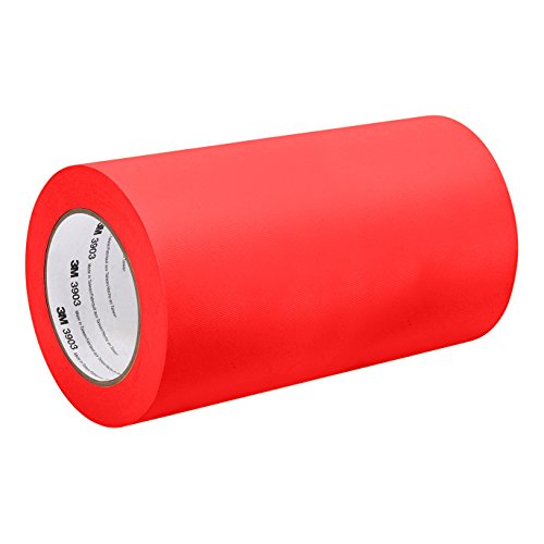 TapeCase 33-50-3903-RED Vinyl/Gummi-Klebeband, umgewandelt von 3M Duct Tape 3903, 12.6 psi Zugfestigkeit, 50 yd. Länge: 84 cm von 3M