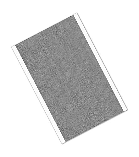 TapeCase 3311 7,1 cm x 12,7 cm - 25 Silber Aluminium Folie/Gummi Klebeband, umgewandelt von 3M 3311, 0,0036" Dicke, 12,7 cm Länge, 7,1 cm Breite, von TapeCase