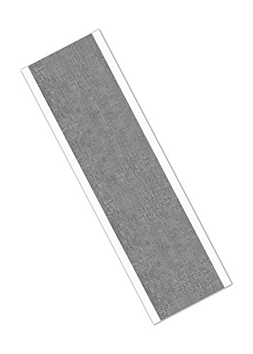 TapeCase 3380 Aluminiumfolie, silberfarben, 3 m Klebeband, -30 bis 260 Grad, 0,0033 Zoll Dicke, 23,9 cm Länge, 5,1 cm Breite, 25 Stück von 3M