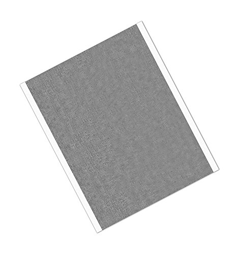 TapeCase 3380 Aluminiumfolie, silberfarben, 3 m Klebeband, -30 bis 260 Grad, 0,0033 Zoll Dicke, 26,7 cm Länge, 15,2 cm Breite, 25 Stück von 3M