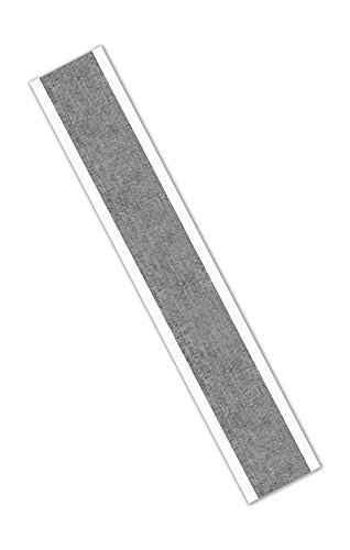 TapeCase 427 1,27 cm x 22,9 cm - 250 glänzendes Silber Aluminium/Acryl-Klebeband, ausgekleidete Aluminiumfolien-Klebeband, umgewandelt von 3M 427, 65-300 Grad F Leistungstemperatur, Rechtecke (250 Stück) von 3M