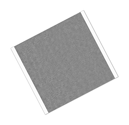 TapeCase 427 14,7 cm x 14,6 cm - 25 glänzende silberne Aluminium/Acryl-Klebeband, beschichtetes Aluminiumfolienband, umgewandelt von 3M 427, 65-300 Grad F Leistungstemperatur, Quadrate (25 Stück) von 3M