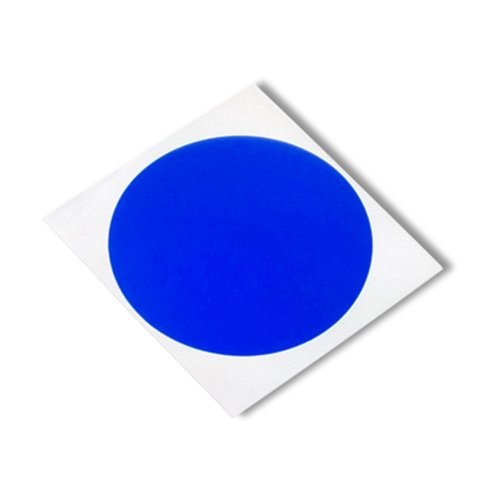 TapeCase 8901 CIRCLE-1.250"-500 blaues Polyester/Silikon Klebeband, umgewandelt von 3M 8901, Kreise, 400 Grad F, 3,8 cm Länge, 4,8 cm Breite, 500 Stück von 3M