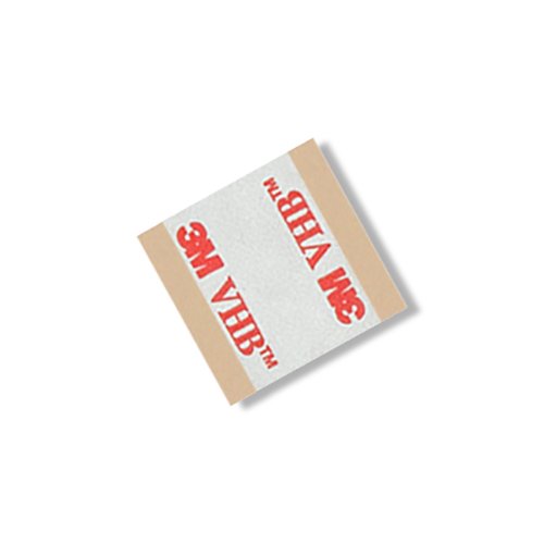 TapeCase RP45 0,5" x 1" - 25 VHB RP45 0,5" x 1" Rectangle Klebeband, 45 mil (1,1 mm) dick (25 Stück) von 3M