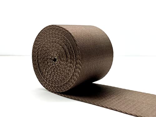 3dancraftit 50 mm, schweres Nylon-Gurtband, 4,5 m, dunkler Kaffee ZE45 von 3DANCraftit