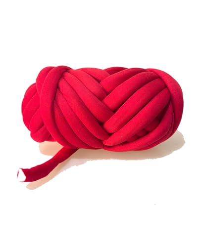 Riesiges Strickgarn, grobes Strickgarn, 0,2 kg, superweich, röhrenförmig, Jumbo-Ya-Rn, DIY, Häkeln, Handstricken, dickes Garn für Decke, Haustierbett, Kissen, Handtasche Riesiges Strickgarn, grobes Strickgarn, 0,2 kg, superweich, röhrenförmig, Jumbo-Ya-Rn, DIY, Häkeln, Handstricken, dickes Garn für Decke, Haustierbett, Kissen, Handtasche von 404Plus