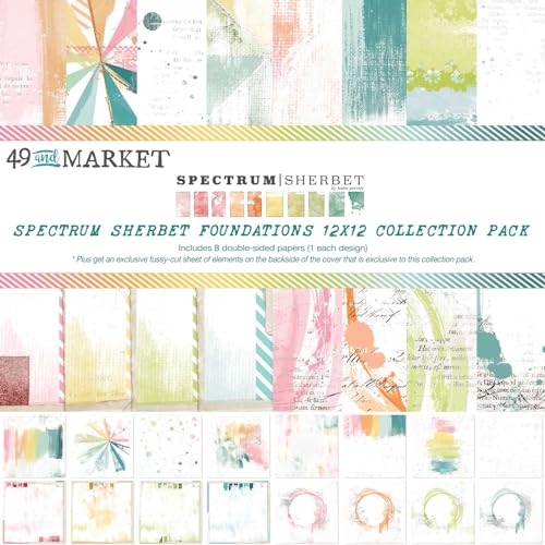 49 and Market SS-36226 Sherb Found, 12 x 12 Stück, Papier, Spectrum Sherbet Foundations 49 and Market SS-36226 Sherb Found, 12 x 12 Stück, Papier, Spectrum Sherbet Foundations von 49 and Market
