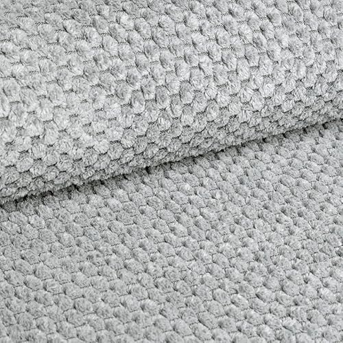 4L Textil Polsterstoff Möbelstoff Sechseckiges Muster Stoff als Meterware Hydrophobes Gewebe Haustierfreundlich von 4L Textil