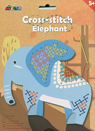AVENIR 6301435 Cross Stitch Elephant, Mehrfarbig AVENIR 6301435 Cross Stitch Elephant, Mehrfarbig von 4M