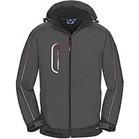 4PROTECT® Herren Softshelljacke Montana grau, schwarz Größe 2XL von 4PROTECT®