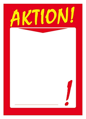 DIN A4 Design-Papier-223 mit 100 Blatt, AKTION rot, 90g Papier für Einzelhandel für Angebote/Peisauszeichnung DIN A4 Design-Papier-223 mit 100 Blatt, AKTION rot, 90g Papier für Einzelhandel für Angebote/Peisauszeichnung von 4WAY Verlag