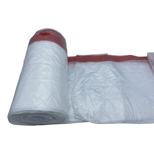 4cookz® Universal Müllsack mit Zugband 35L, Transparente Müllbeutel 2 Rollen a 35 Stück geeignet für Mülltrennbehälter, Abfallbeutel Beutel Müllbeutel Abfallsack Mülltüten von 4cookz