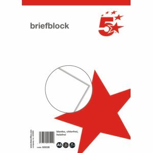 5 Star 925228 Briefblock CF weiß von 5 STAR