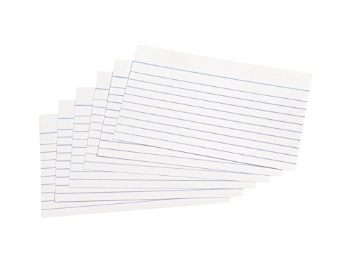 5 Star Karteikarten beidseitig liniert 127 x 76 mm 100 Stück weiß von 5 STAR