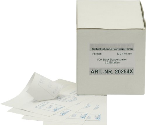 5 Star Office 20254X Frankieretiketten 130 x 40 mm, 1000 Pack von 5 STAR