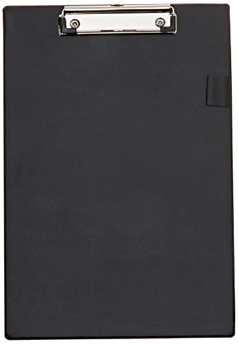 5 Star Standard-Klemmbrett mit PVC-Deckel Folio-Format schwarz von 5 STAR