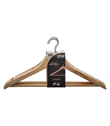 5five - 8 kleiderbügel aus Holz von 5 five simply smart