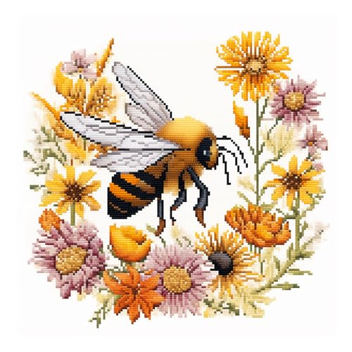 51buyoutgo Kreuzstich Set Vorgedruckt Biene, Stickvorlagen Stickbilder Vorgedruckt Kreuzstich Stickpackungen Stickpackung Cross Stitch Embroidery Kit Stickset Sticken Set Erwachsene Anfänger 51buyoutgo Kreuzstich Set Vorgedruckt Biene, Stickvorlagen Stickbilder Vorgedruckt Kreuzstich Stickpackungen Stickpackung Cross Stitch Embroidery Kit Stickset Sticken Set Erwachsene Anfänger von 51buyoutgo