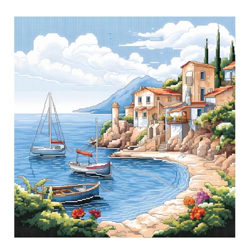 51buyoutgo Kreuzstich Set Vorgedruckt Buchtlandschaft, Stickvorlagen Stickbilder Vorgedruckt Kreuzstich Stickpackungen Stickpackung Cross Stitch Embroidery Kit Stickset Sticken Set Erwachsene Anfänger 51buyoutgo Kreuzstich Set Vorgedruckt Buchtlandschaft, Stickvorlagen Stickbilder Vorgedruckt Kreuzstich Stickpackungen Stickpackung Cross Stitch Embroidery Kit Stickset Sticken Set Erwachsene Anfänger von 51buyoutgo
