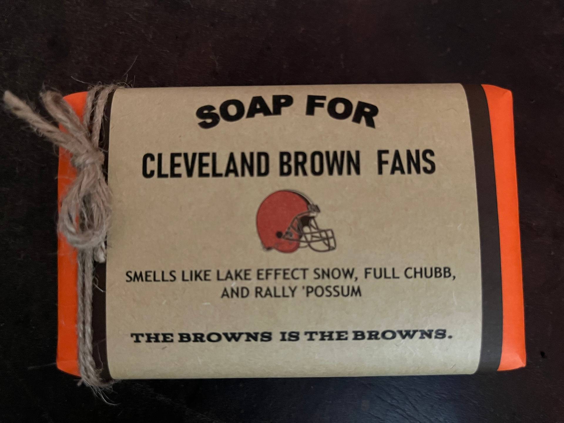 Cleveland Browns Geschenk - Seife Lustiges Einzigartiges Personalisiertes Geschenk, Um Fan Zu Feiern von DopeSoapzz