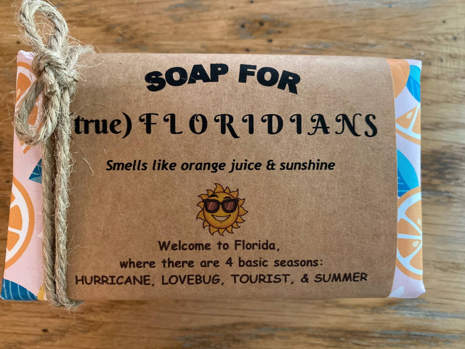True Floridians Geschenk - Florida Soap Lustiges Einzigartiges Personalisiertes Geschenk, Um Den Sunshine State Zu Feiern von DopeSoapzz