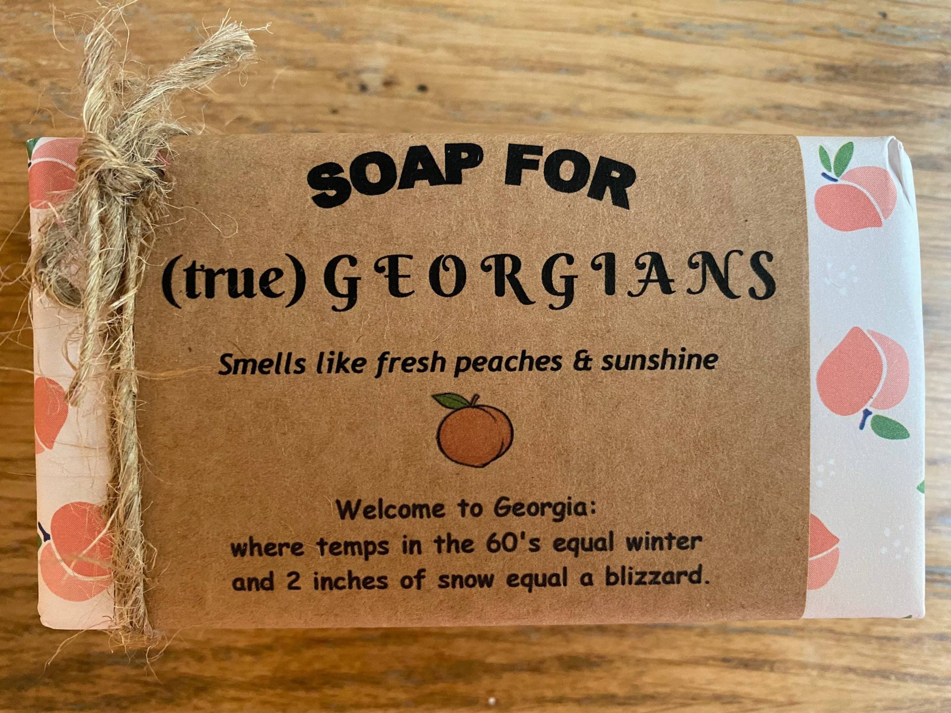 Wahre Georgier Geschenk - Georgien Seife Lustiges Einzigartiges Personalisiertes Geschenk, Um Den Pfirsich-Zustand Zu Feiern von DopeSoapzz