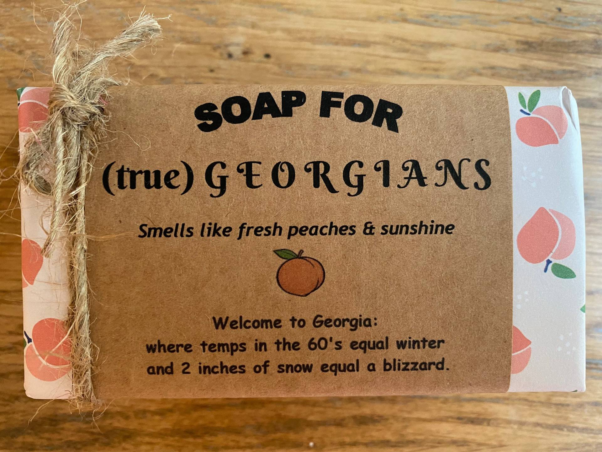 Wahre Georgier Geschenk - Georgien Seife Lustiges Einzigartiges Personalisiertes Geschenk, Um Den Pfirsich-Zustand Zu Feiern Wahre Georgier Geschenk - Georgien Seife Lustiges Einzigartiges Personalisiertes Geschenk, Um Den Pfirsich-Zustand Zu Feiern von DopeSoapzz