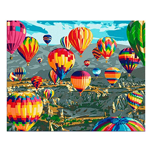 7 Artists Malen nach Zahlen Erwachsene mit Rahmen The Flight of Dreams Set 40x50 cm - Leinwand mit Pinseln, Acrylfarben für Malen Erwachsene von 7 Artists