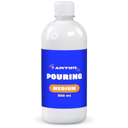 7 Artists Pouring Medium Acryl Glänzend 500 ml - Acryl Medium Pouring Fluid für Acrylfarben | Kunst & Malen 7 Artists Pouring Medium Acryl Glänzend 500 ml - Acryl Medium Pouring Fluid für Acrylfarben | Kunst & Malen von 7 Artists