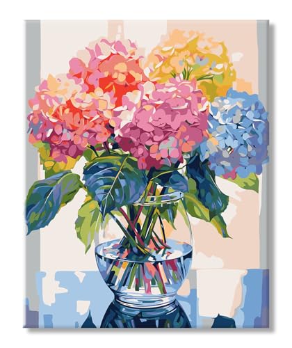 77iiAii Malen Nach Zahlen Erwachsene Blume, Malen Nach Zahlen Knitterfreie Leinwand Bilder 40x50cm mit Pinseln und Acrylfarbe Als Geschenk und Wanddeko 77iiAii Malen Nach Zahlen Erwachsene Blume, Malen Nach Zahlen Knitterfreie Leinwand Bilder 40x50cm mit Pinseln und Acrylfarbe Als Geschenk und Wanddeko von 77iiAii