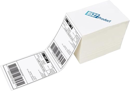 9527 Product Thermo-Etiketten für Thermodirektdrucker, weiß, perforiert, 100 Etiketten pro Stapel, 1 Stapel, 4 x 6 Stück 9527 Product Thermo-Etiketten für Thermodirektdrucker, weiß, perforiert, 100 Etiketten pro Stapel, 1 Stapel, 4 x 6 Stück von 9527 Product
