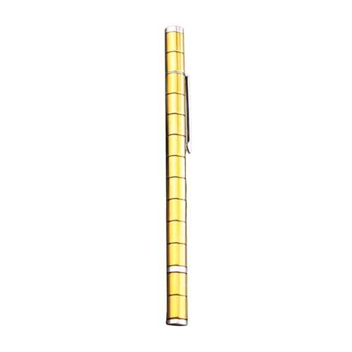 95sCloud-1 Magnetischer Kugelschreiber, Magnetic Pen Fidget Toys, Magnetstifte Fidget Pen Bunt, Multifunktions Magnetstift, Magnetism Stiftes Druckkugelschreiber für Männer, Frauen, Teenager (Gold) von 95sCloud-1