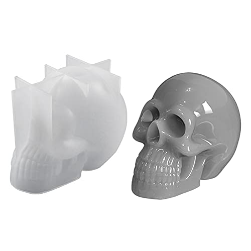 A/A Halloween-Totenkopf Silikonform Kerzen Gießform Schädel Silikon Fondant Form Totenkopf Silikonform Skull Silikonform handgefertigt Seife Form Werkzeug A/A Halloween-Totenkopf Silikonform Kerzen Gießform Schädel Silikon Fondant Form Totenkopf Silikonform Skull Silikonform handgefertigt Seife Form Werkzeug von A/A