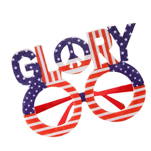 Brille mit amerikanischer Flagge, patriotische Party-Sonnenbrille, patriotische Sonnenbrillen-Dekoration, Party-Dekoration, Requisiten-Zubehör A/a von A/A