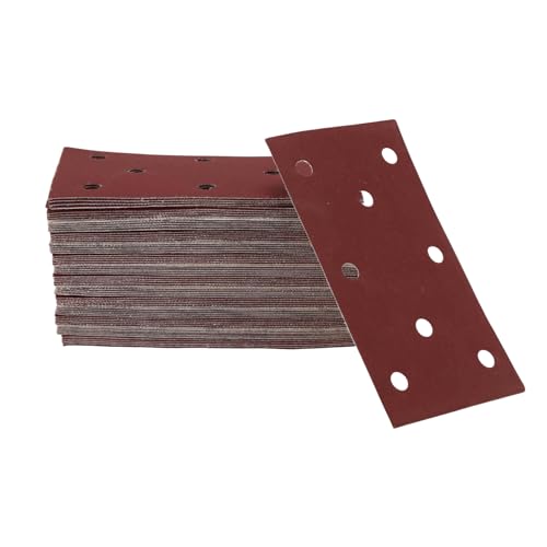 A ABSOPRO 70 Stk Rechteckiges Schleifpapier 8 Löcher 600 Körnung Klettschleifblätter Universell Für Automotive Refinishing 180x95mm Aluminiumoxid Rot A ABSOPRO 70 Stk Rechteckiges Schleifpapier 8 Löcher 600 Körnung Klettschleifblätter Universell Für Automotive Refinishing 180x95mm Aluminiumoxid Rot von A ABSOPRO