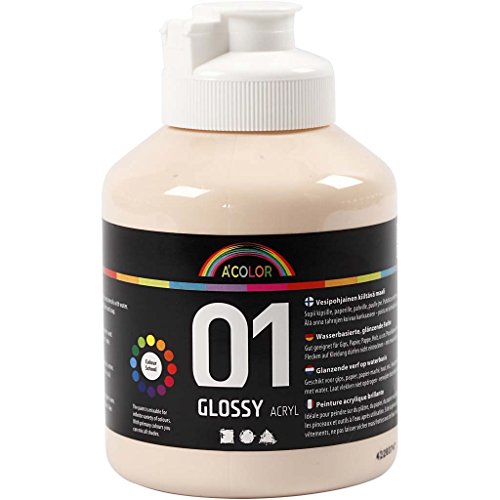 A-Color Acrylfarbe, Hautfarbe, 01, glänzend, 500 ml, braun A-Color Acrylfarbe, Hautfarbe, 01, glänzend, 500 ml, braun von A-Color