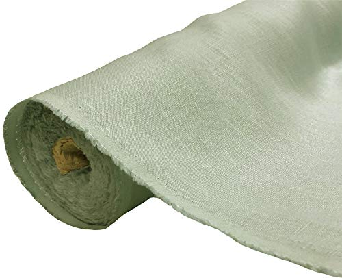 A-Express Naturrein Leinen Stoff Sanft Kleidung Reines Leinenstoff für Handarbeit Nähen Heimwerken Schneiderei Kreuzstich Mode Tasche 100% Leinen 140cm Breite - Halber Meter 50cm x 140cm Meeresgrün A-Express Naturrein Leinen Stoff Sanft Kleidung Reines Leinenstoff für Handarbeit Nähen Heimwerken Schneiderei Kreuzstich Mode Tasche 100% Leinen 140cm Breite - Halber Meter 50cm x 140cm Meeresgrün von A-Express