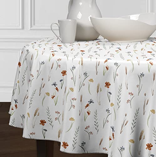 Dekorative Tischdecke, grün, rostblau, beige, Garten, schick, botanisch, Aquarell, Shabby-Chic, Vintage, Blumenblätter, dekorative Tischdecke, waschbar, hübsche Tischdecke, Esszimmer, Café, Küche, Dekorative Tischdecke, grün, rostblau, beige, Garten, schick, botanisch, Aquarell, Shabby-Chic, Vintage, Blumenblätter, dekorative Tischdecke, waschbar, hübsche Tischdecke, Esszimmer, Café, Küche, von A LuxeHome