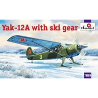 Yakovlev Yak-12A with ski gear von A-Model